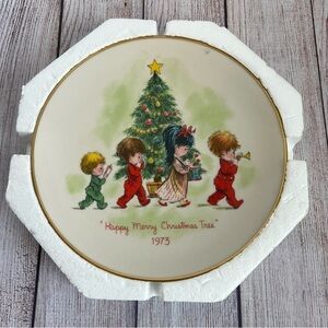 GORHAM 1973 Moppets Christmas Plate